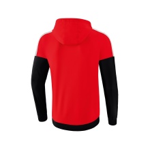 Erima Squad Tracktop Hooded Training Jacket Red/Black/White Men